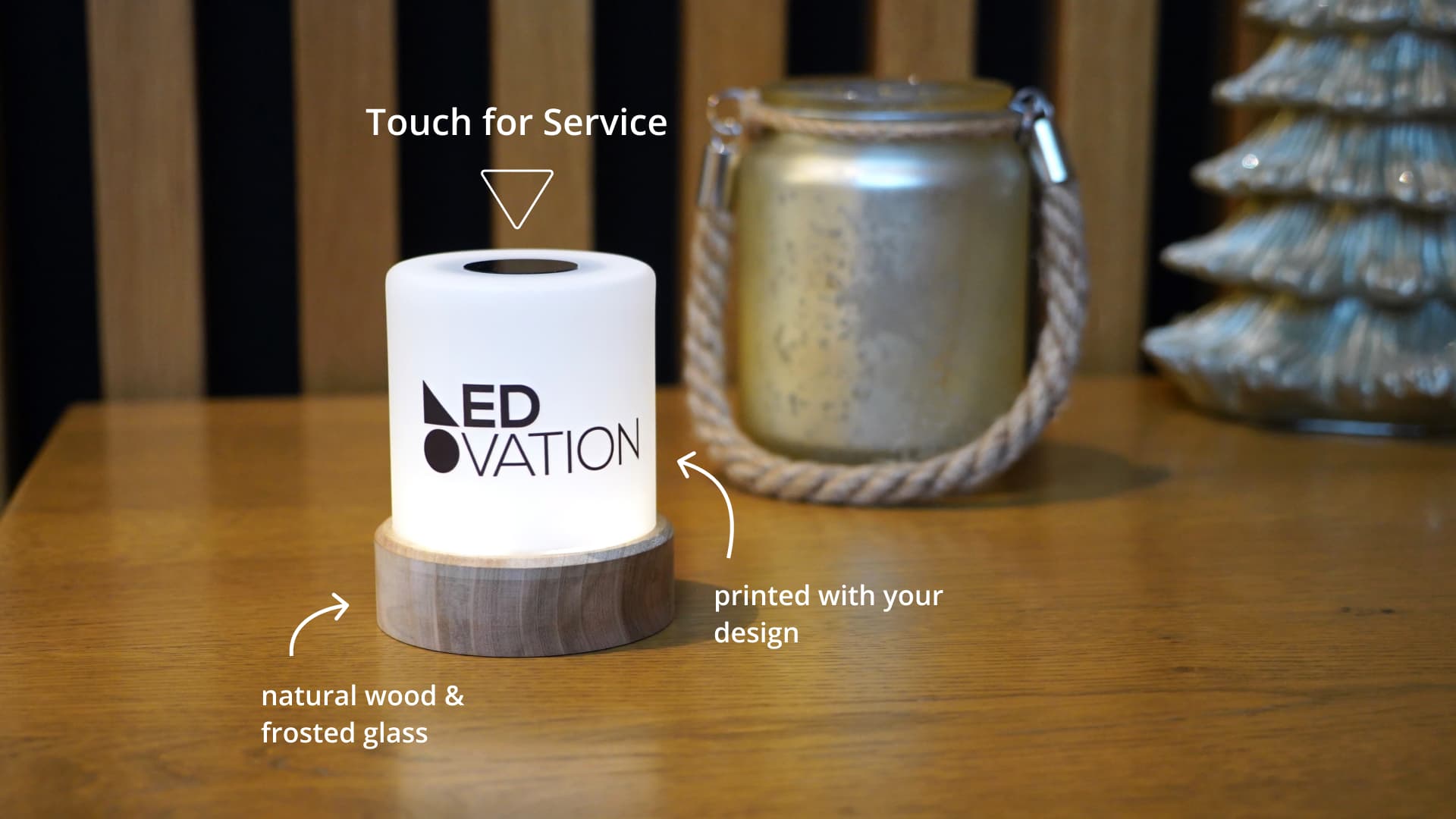 Elegant design and natural materials. The new SERVICETUBE®